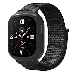  Honor Watch 4 Nylonranneke, Musta