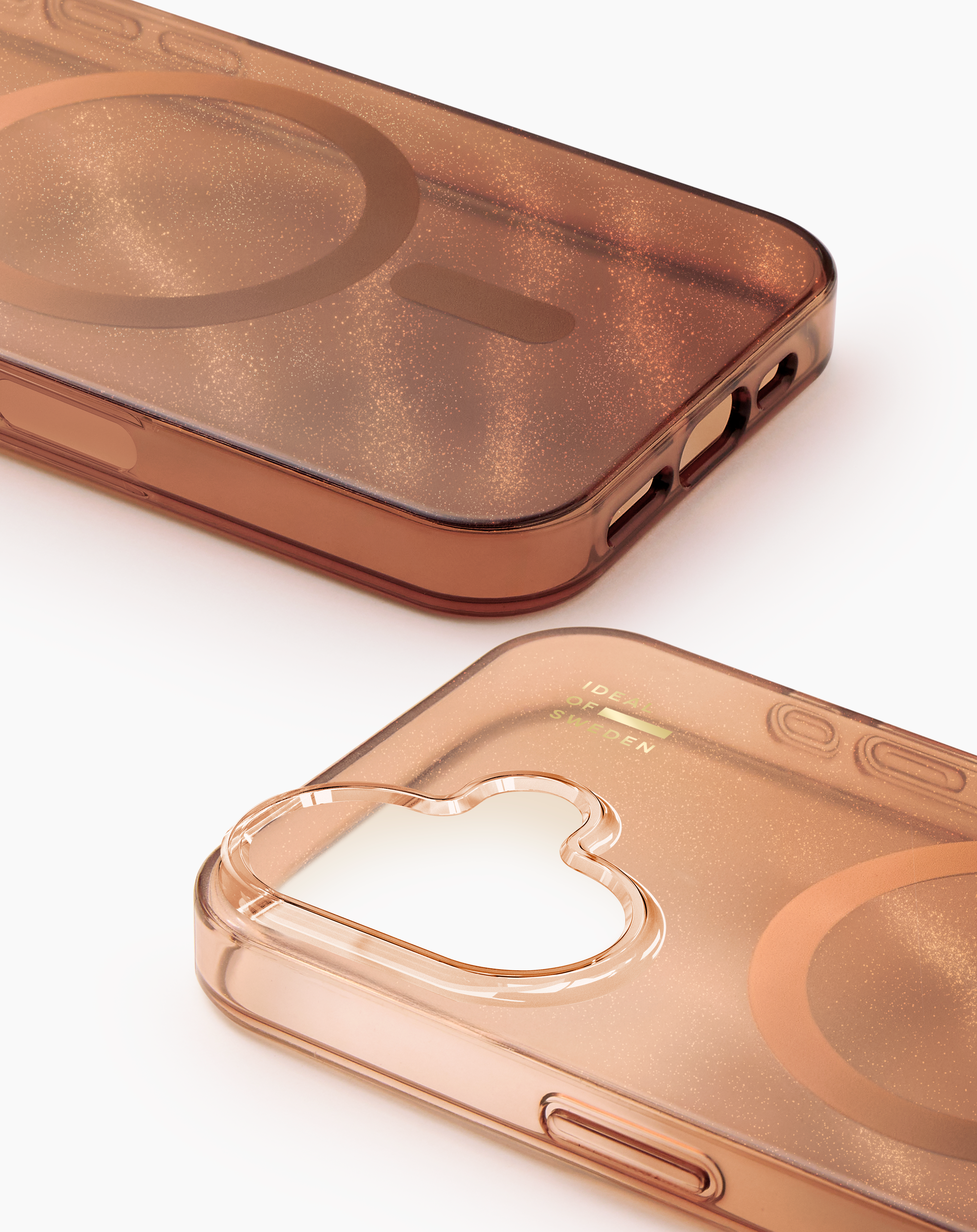 Glitter Glow MagSafe Case iPhone 17 Mocha Mousse