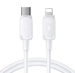 USB-C til Lightning-kabel PD 20W 1.2m Hvid