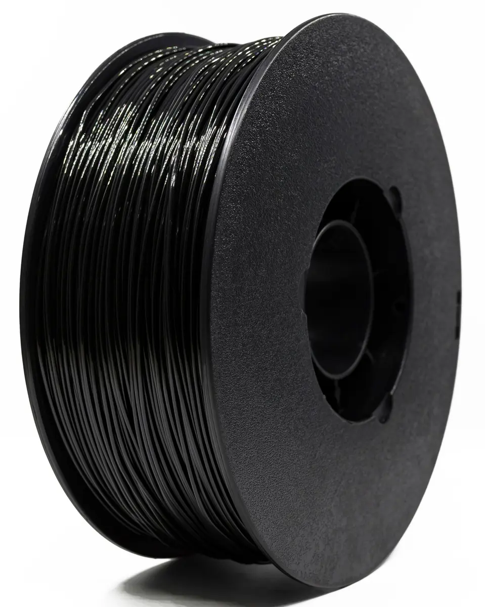PETG-filament 1,75 mm för 3D-skrivare 1 kg, Svart