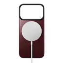 iPhone 18 Pro Magnetic Leather Back Burgundy