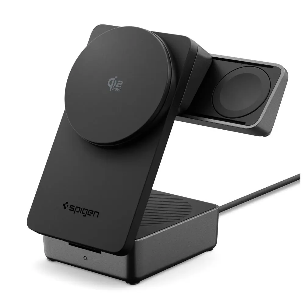 Essential Foldable 3-i-1 Qi2.2 25W Laddningsstation MagSafe Svart