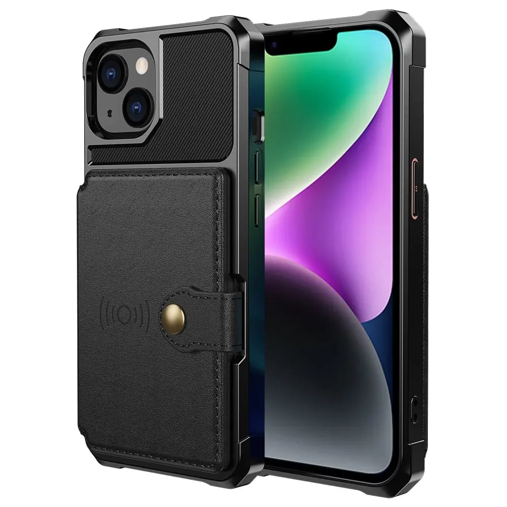 Tough Multi-slot Case iPhone 14 Plus Svart