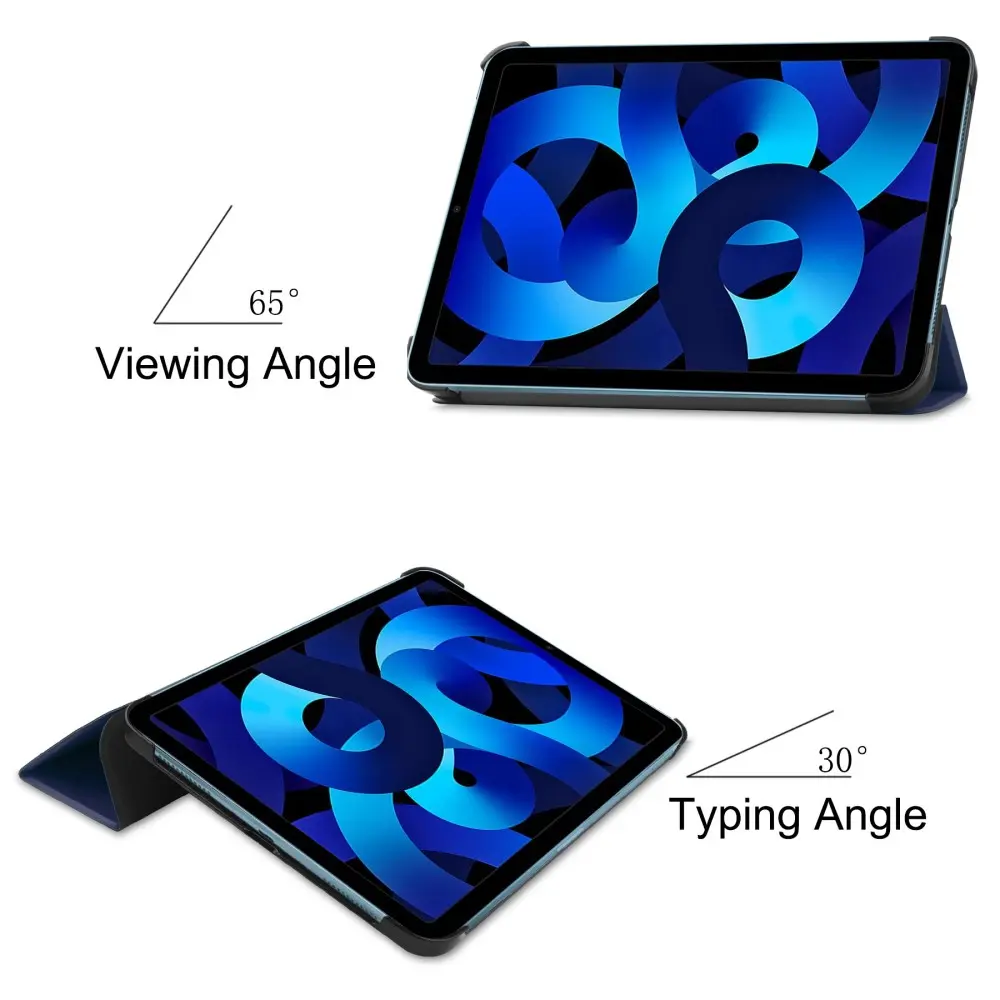 Fodral Tri-fold Apple iPad 11 11th Gen (2025) Blå