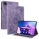 Læderetui Sommerfugle  Lenovo Tab Lilla