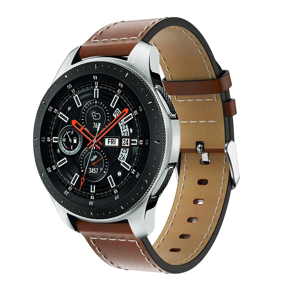 Læderrem Samsung Galaxy Watch 46mm Cognac