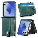 Zipper Multi-Slot Mobiltaske Samsung Galaxy Z Flip 7 Grøn