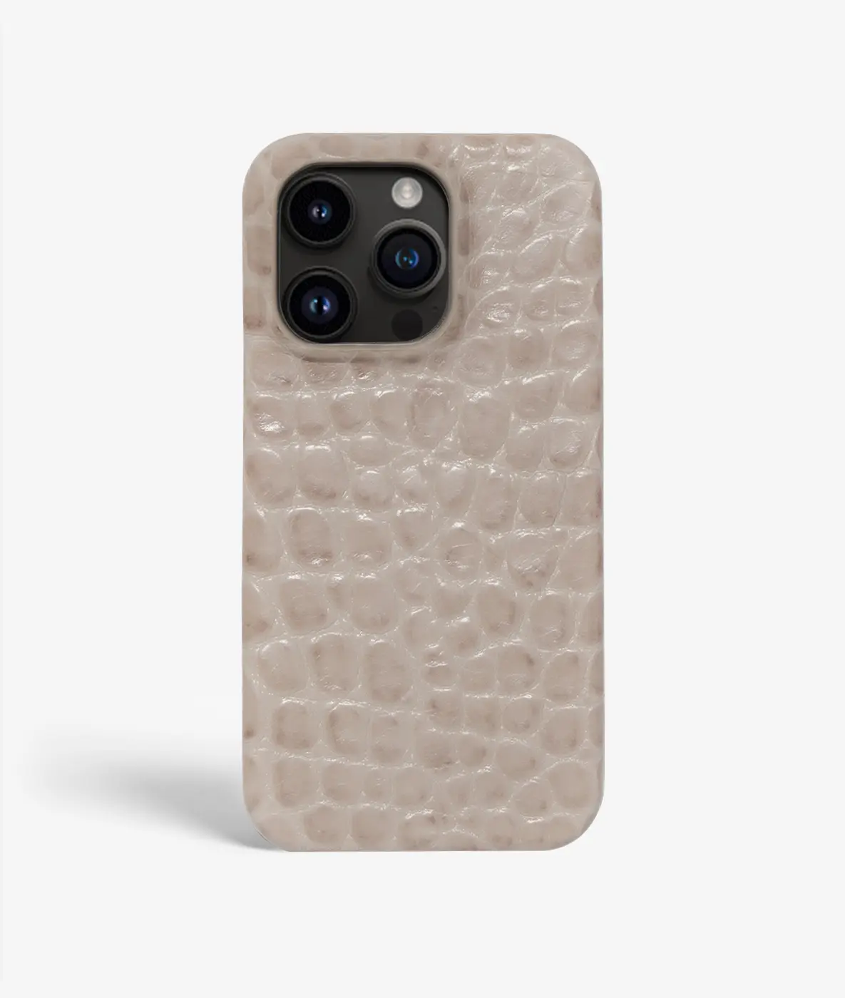 Cover iPhone 13 Pro Max Croco Grå
