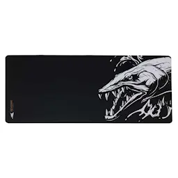 Revenge XL Gaming Musemåtte 750x350mm, Sort/hvid