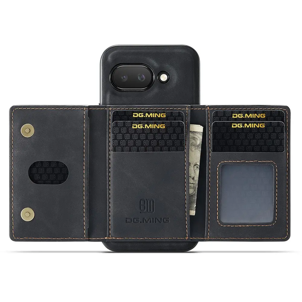 Magnetic Card Slot Case Google Pixel 9a Svart