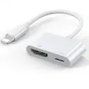 Lightning til HDMI adapter Hvid