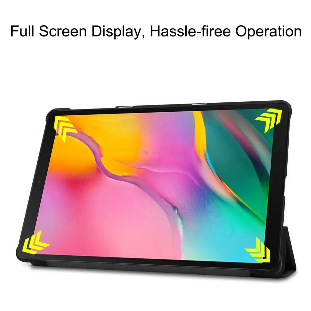 Fodral Tri-fold Samsung Galaxy Tab A 10.1 (2019) Svart