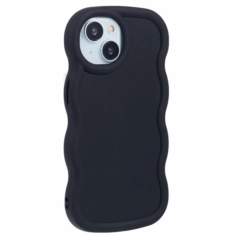 Wavy Edge TPU Skal iPhone 13 Svart