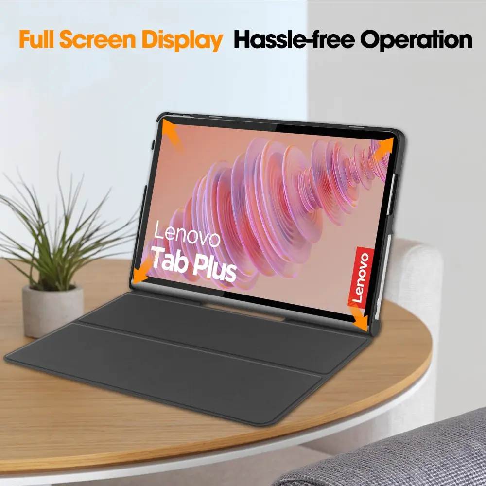 Fodral Lenovo Tab Plus svart