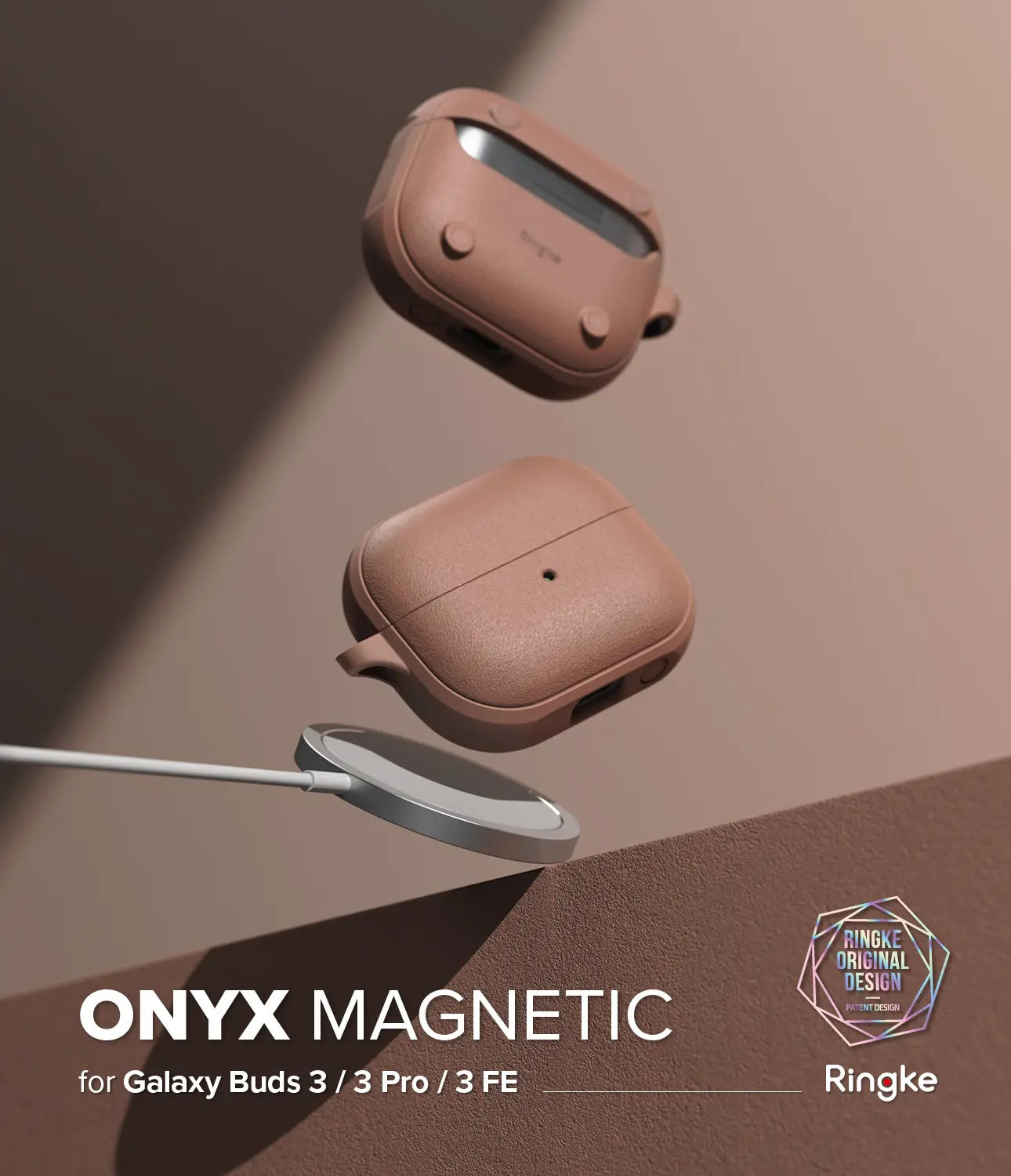 Onyx Magnetic Case Samsung Galaxy Buds 3 Pro Constant Coral