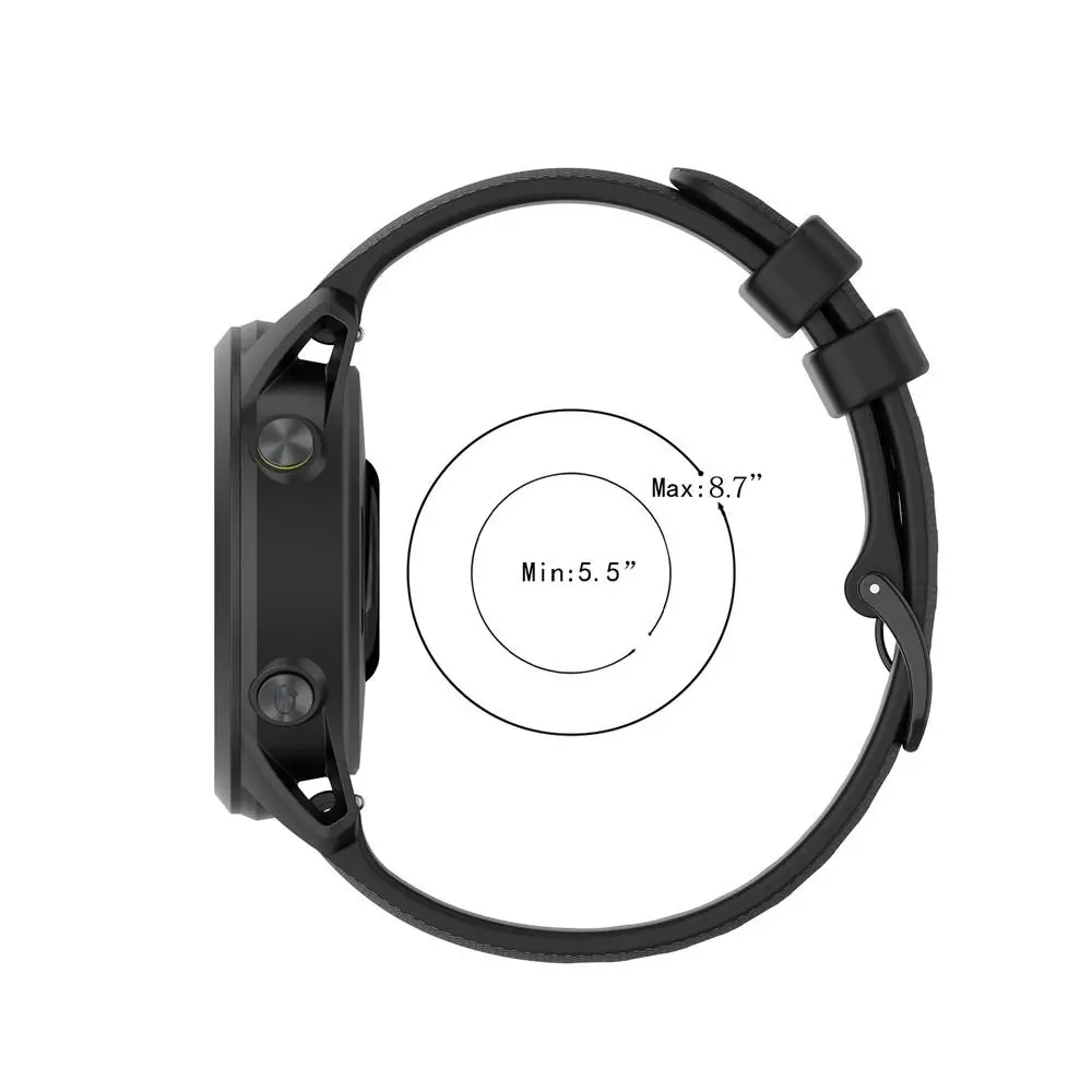 Silikonarmband Garmin Forerunner 745 Svart