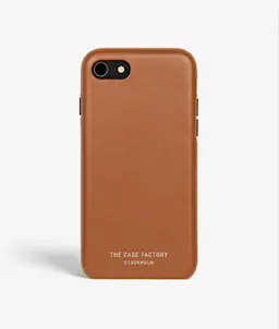 S.C iPhone SE 2020 Wrapped Egdes Nappa Cognac