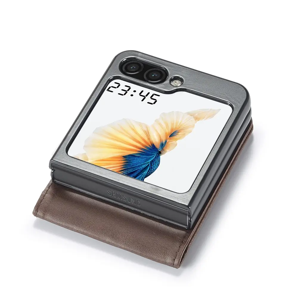 Plånboksfodral Samsung Galaxy Z Flip 7 FE Brun
