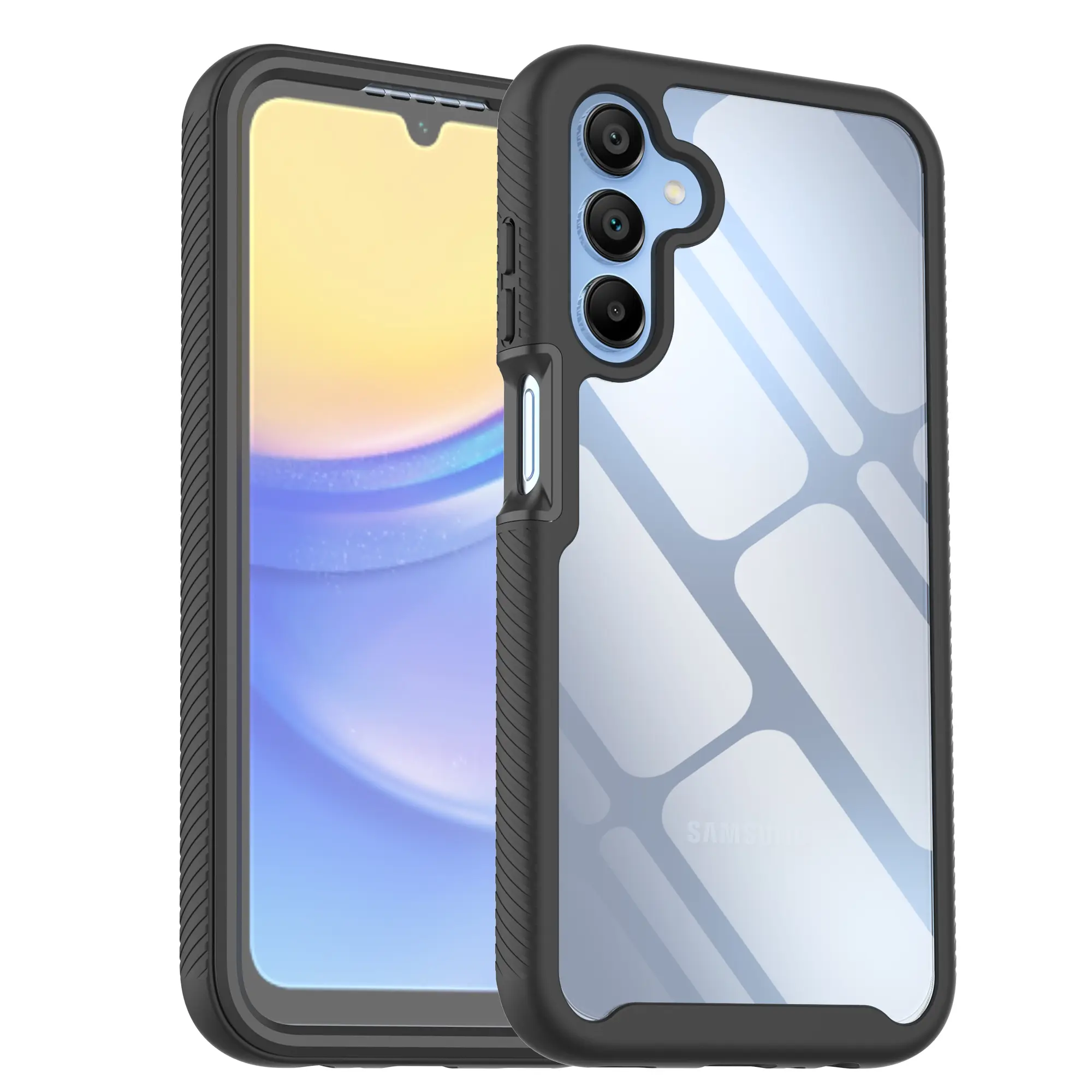 Full Protection Case Samsung Galaxy A15 Svart