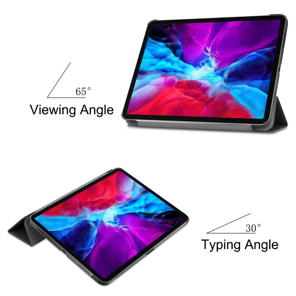 Fodral Tri-fold Apple iPad Pro 12.9 3rd Gen (2018) Svart