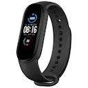 Rem af silikone til Xiaomi Mi Band 5/6 sort