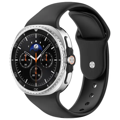 Silikonarmband Samsung Galaxy Watch 9 44mm Svart