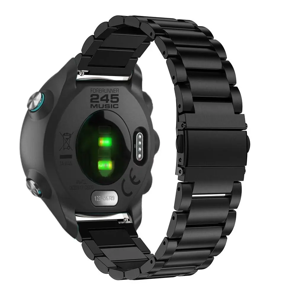 Metallarmband Garmin Forerunner 245 Svart