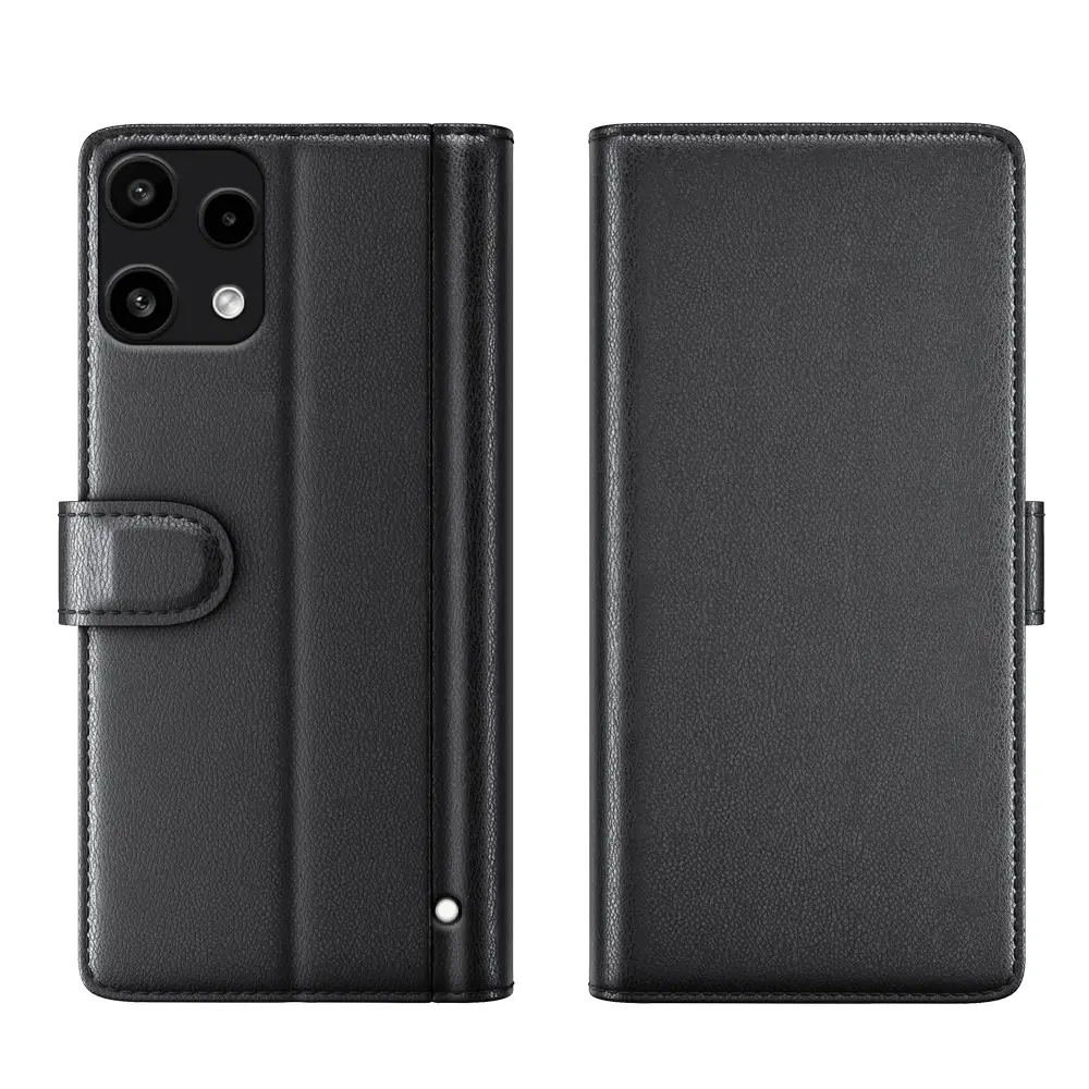 Äkta Läderfodral Nothing Phone 3a Lite Svart