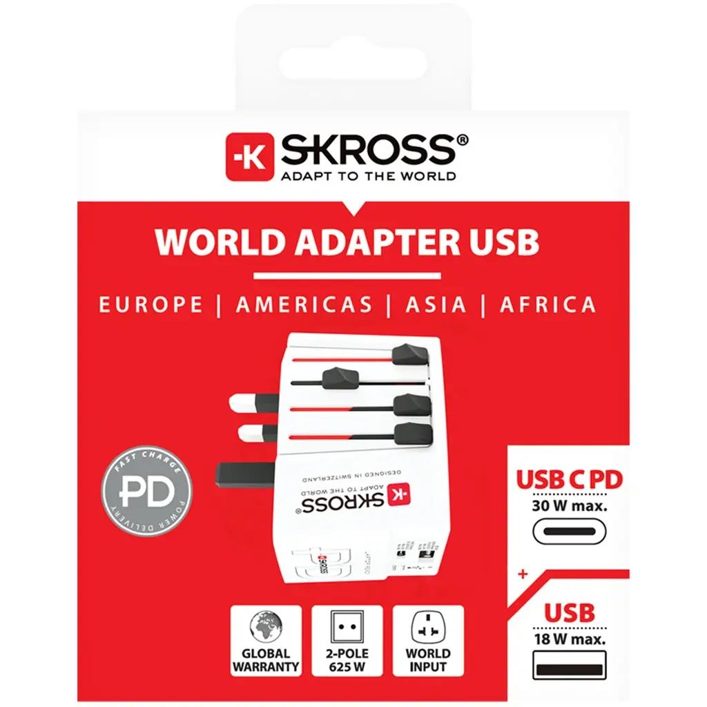 World Adapter MUV USB AC PD 30W