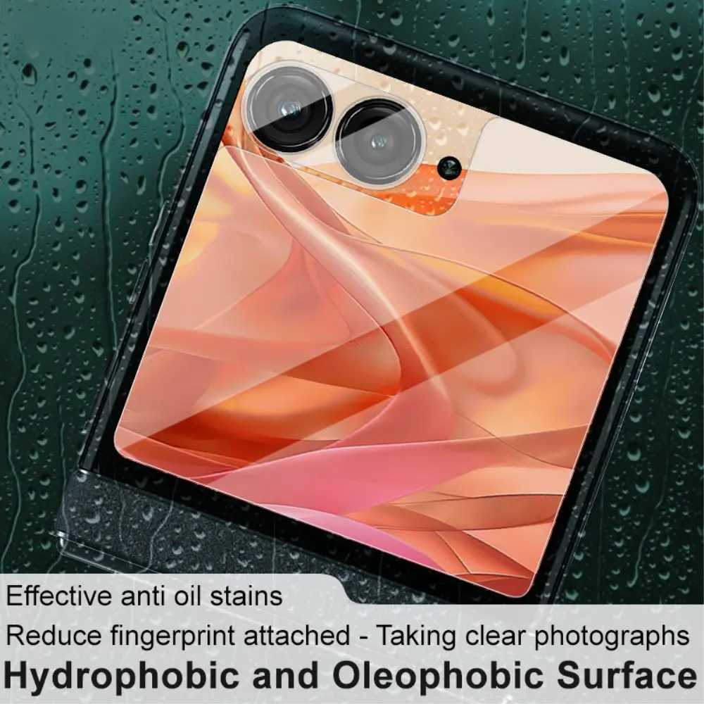Härdat Glas Linsskydd + Ytterskärmskydd Motorola Razr 60 Genomskinlig