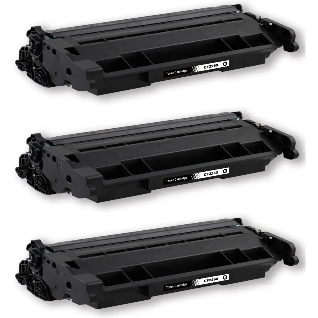 3-pak Toner  HP LaserJet Pro M402dw - erstatter HP 26X / CF226X, Sort, 9000 sider