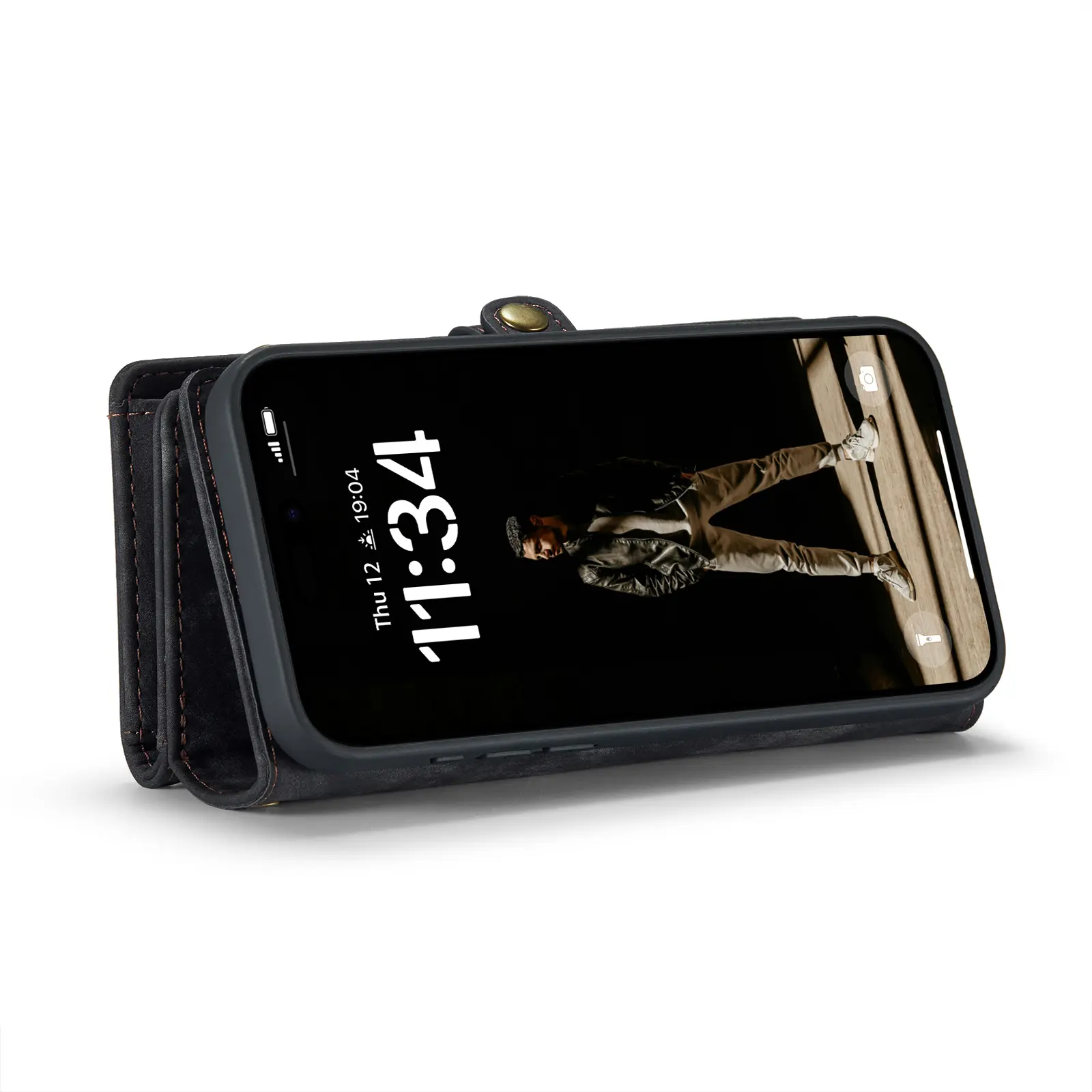 Multi-slot Plånboksfodral iPhone 16 Pro Max Grå