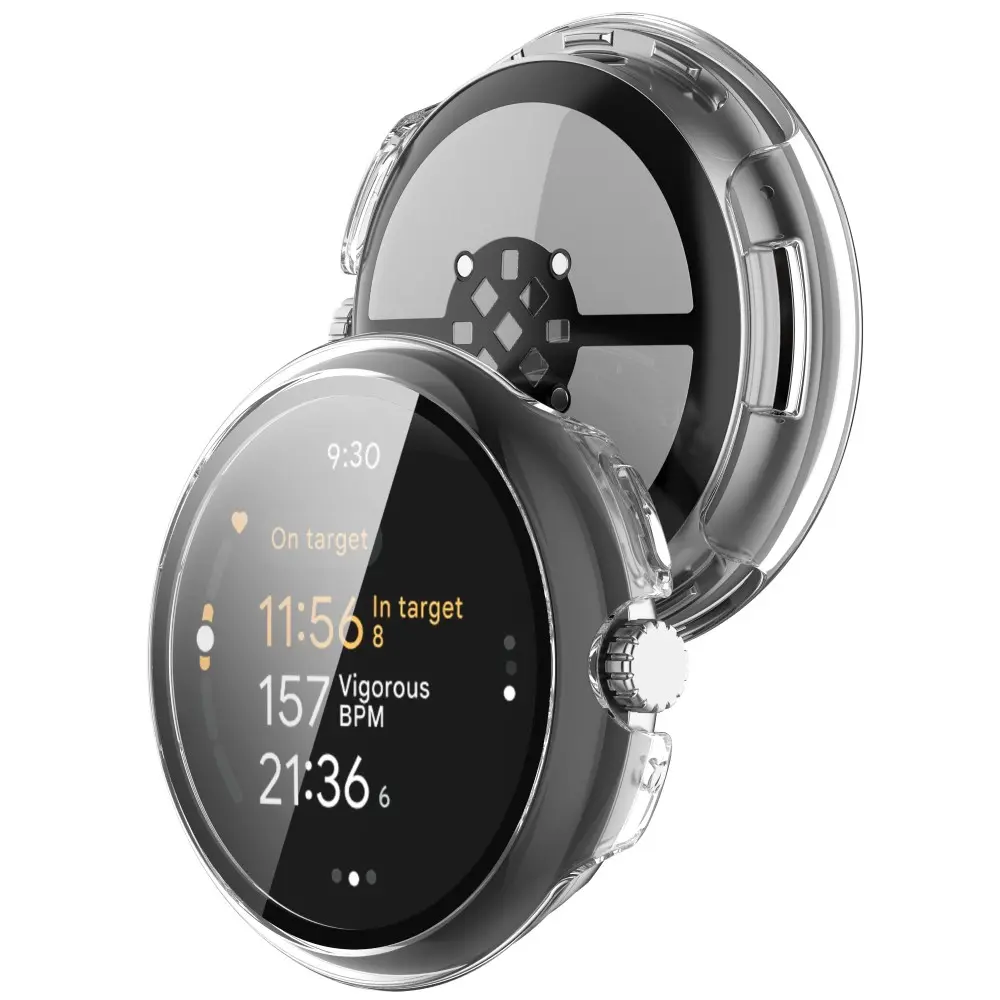 Full Cover Case Google Pixel Watch 3 41mm Genomskinlig