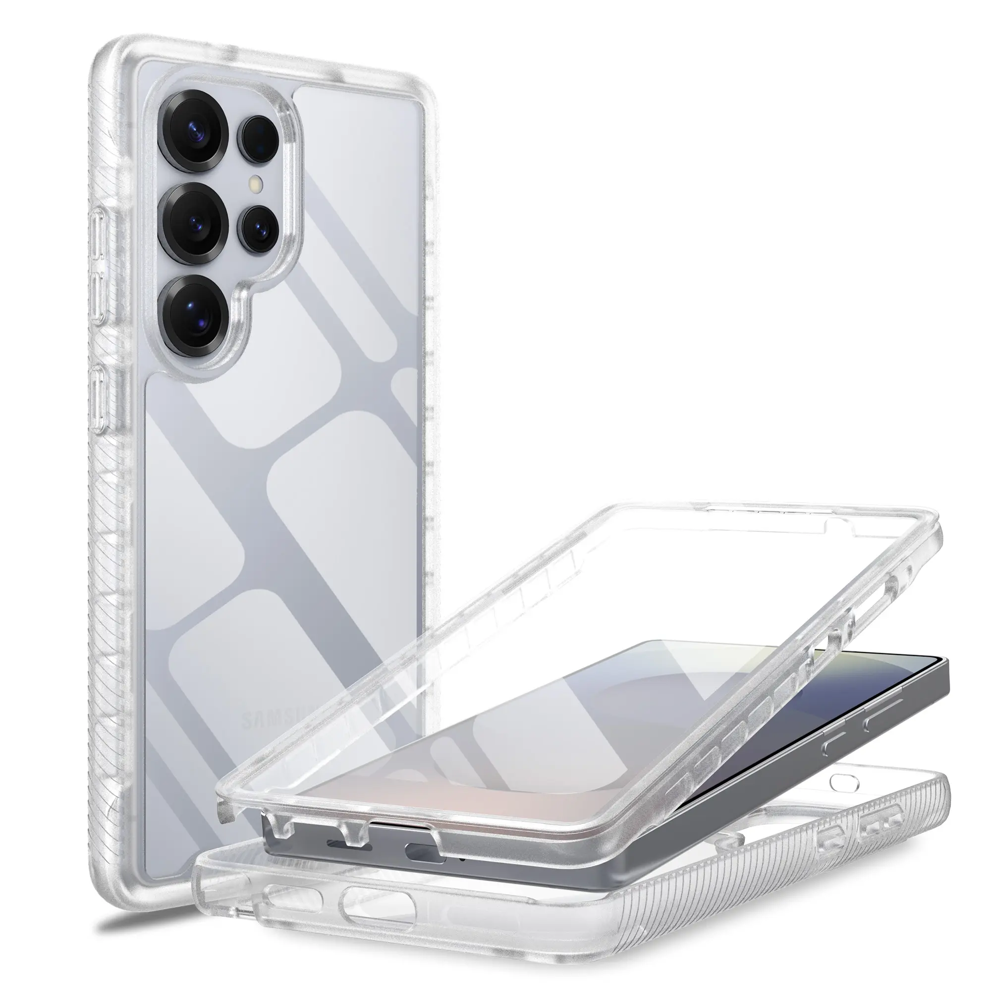 Full Protection Case Samsung Galaxy S25 Ultra Gennemsigtig