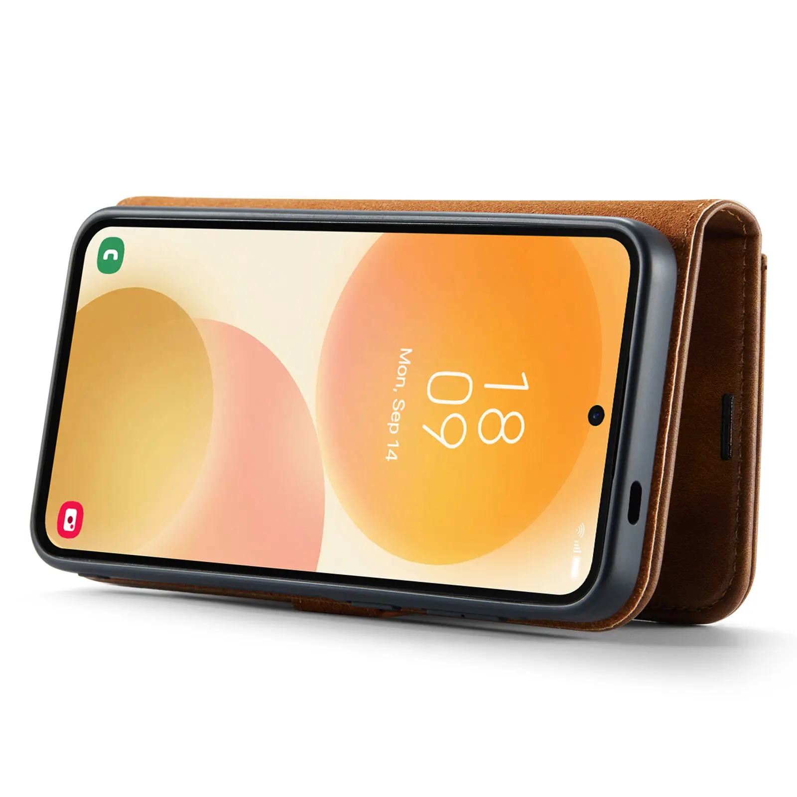 Magnet Wallet Samsung Galaxy A57 Cognac