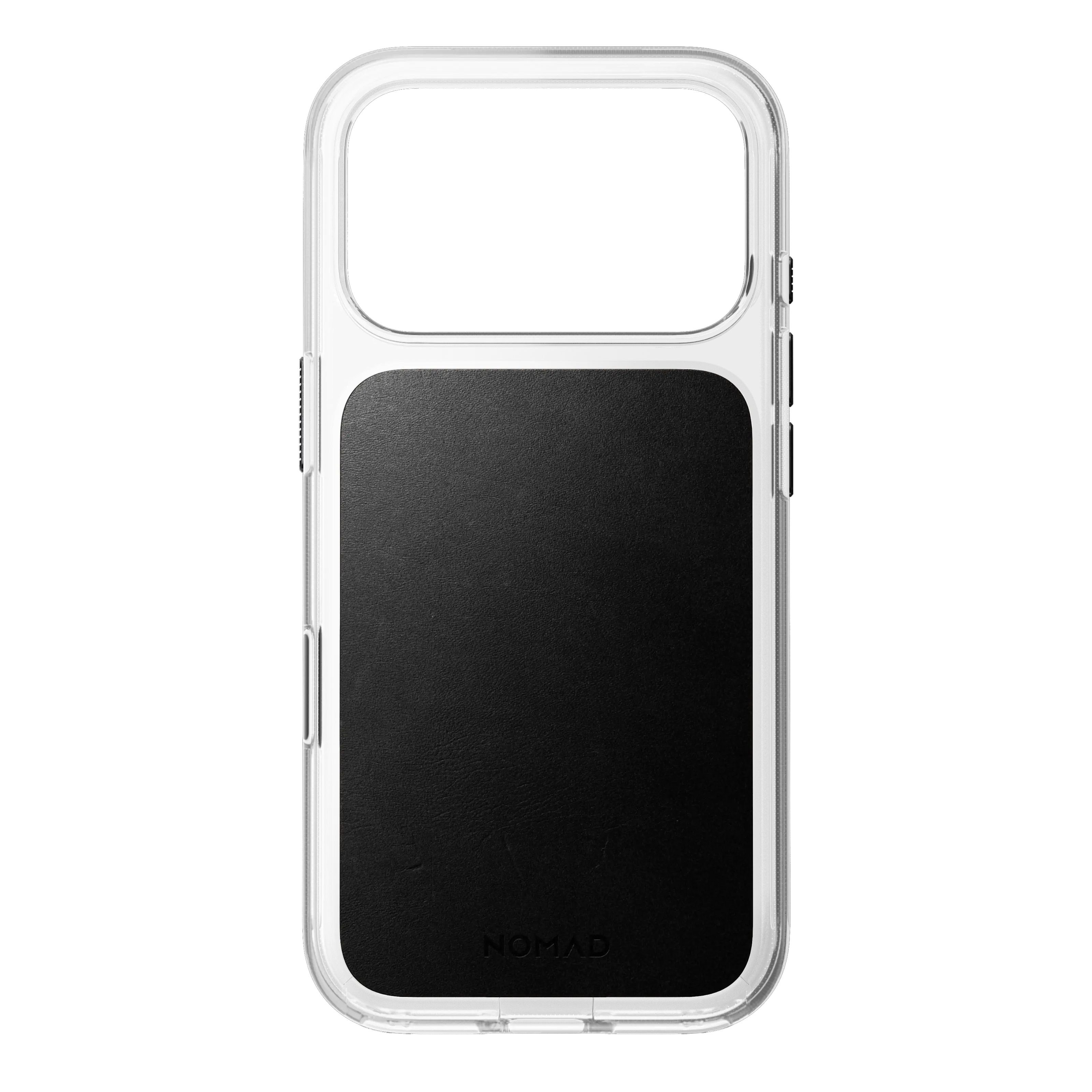 iPhone 18 Pro Clear Leather Case MagSafe Black
