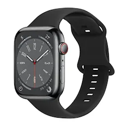 Silikoniranneke Apple Watch Series 9 41mm Musta