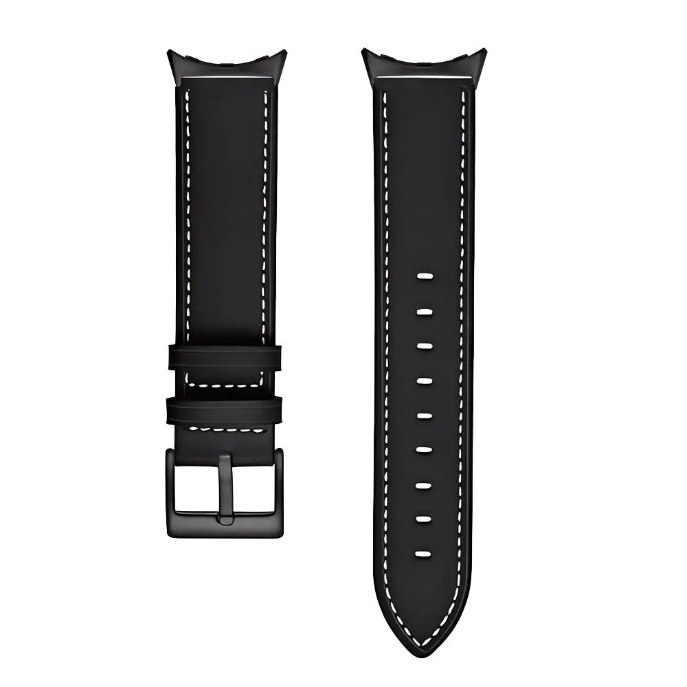 Läderarmband Google Pixel Watch 5 45mm Svart