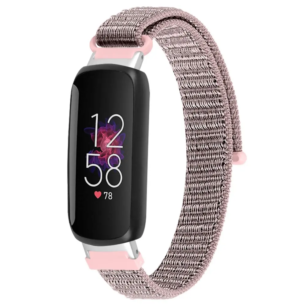 Nylonurrem Fitbit Inspire 3 Lyserød