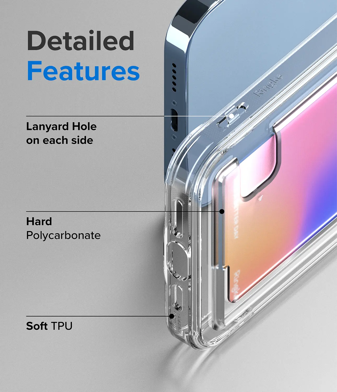 Fusion Card Case iPhone 13 Pro Genomskinlig
