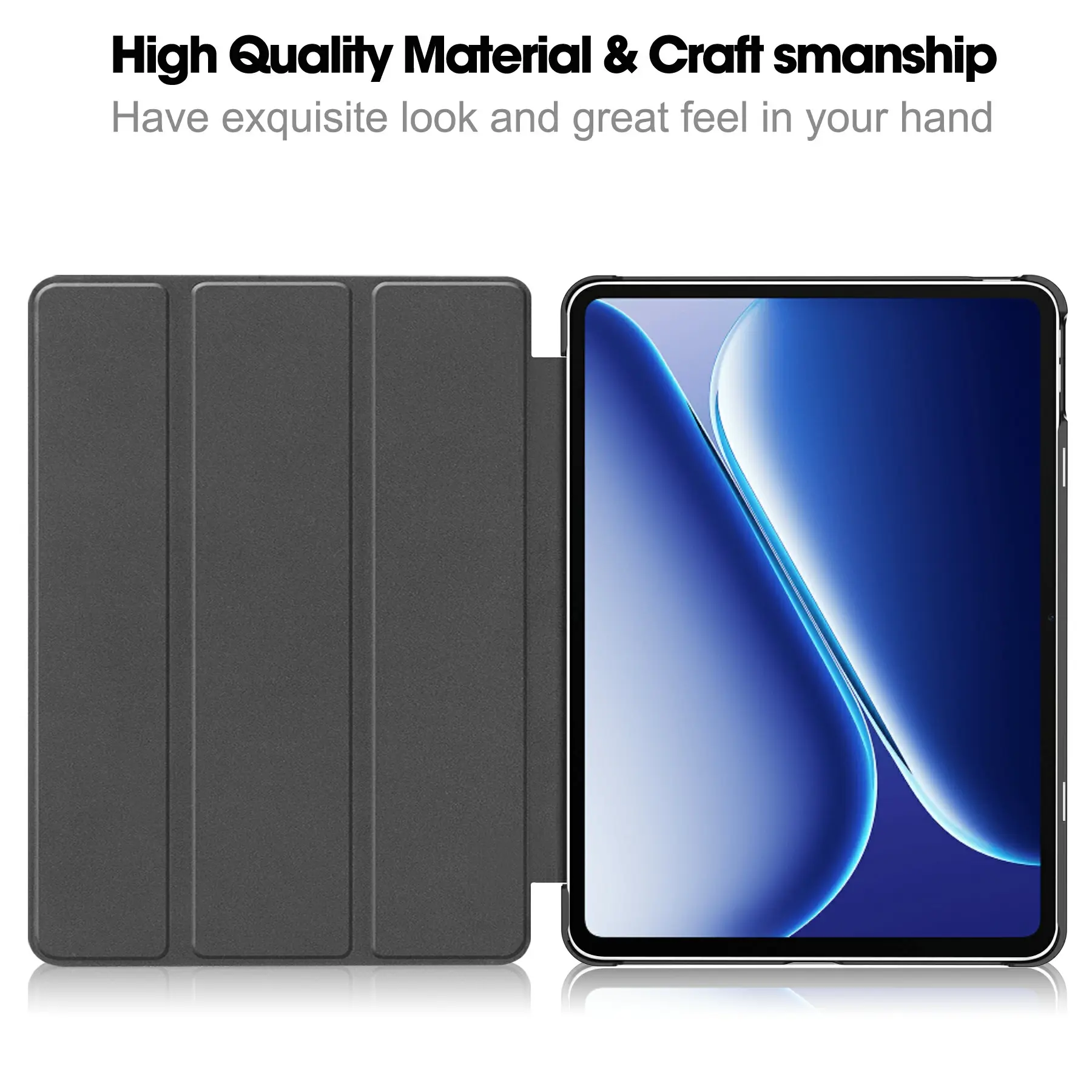 Fodral Tri-fold  OnePlus Pad Go 2 Svart