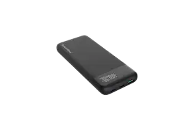 Powerbank 10000 mAh USB-A + 2x USB-C PD 20W Sort