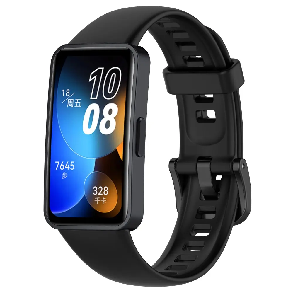 Silikonarmband Huawei Band 8 Svart