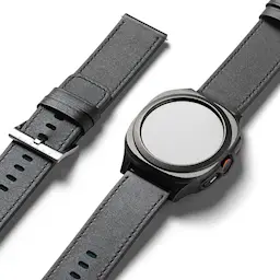 Leather One Basic Bold Band Garmin Venu X1 Black