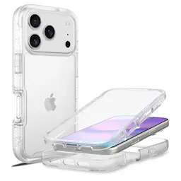 Full Protection Case iPhone 17 Pro Max Gjennomsiktig