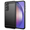 Samsung Galaxy A55 Cover TPU Brushed Sort