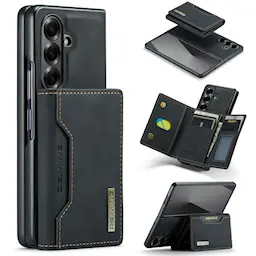 Samsung Galaxy Z Fold 7 Skal med avtagbar plånbok, svart