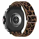 Elastinen Nailonranneke Samsung Galaxy Watch 8 Classic Leopardi