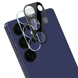 Samsung Galaxy S25 Ultra Kamerabeskyttelse i glas, Sort