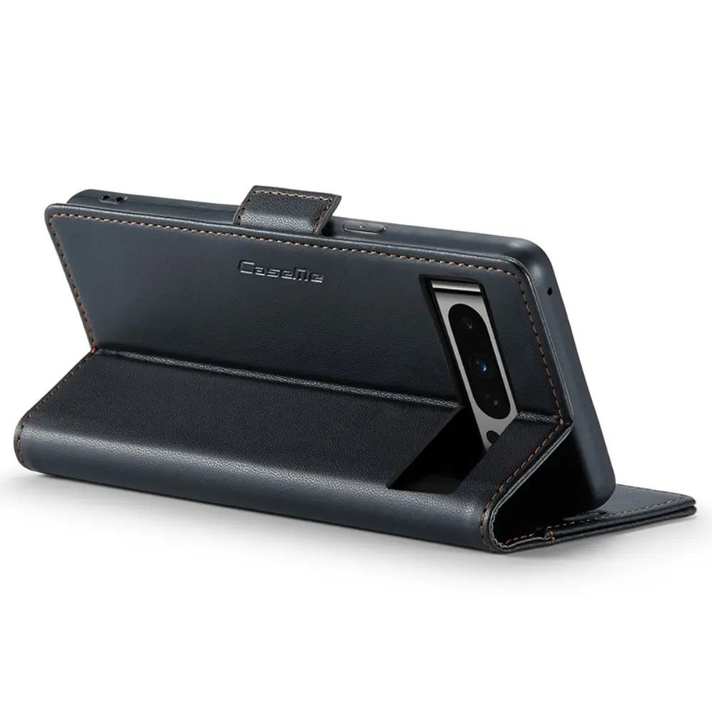 Slim Plånboksfodral RFID-skydd Google Pixel 8 Pro Svart